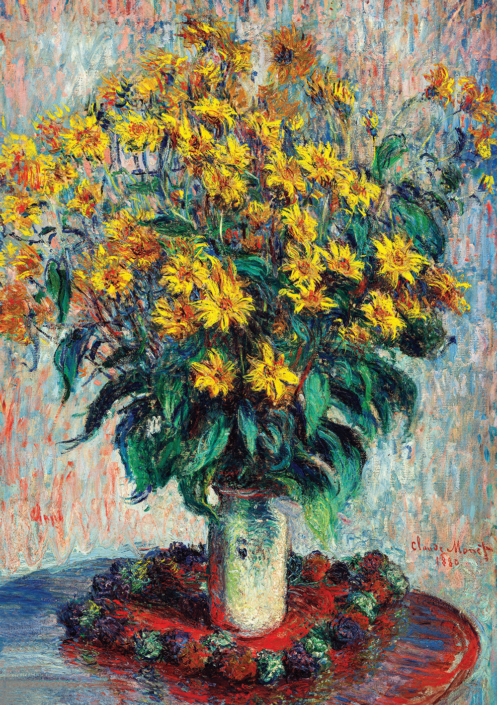 1000 Jerusalem Artichoke Flowers Monet Museum Series AP-5247