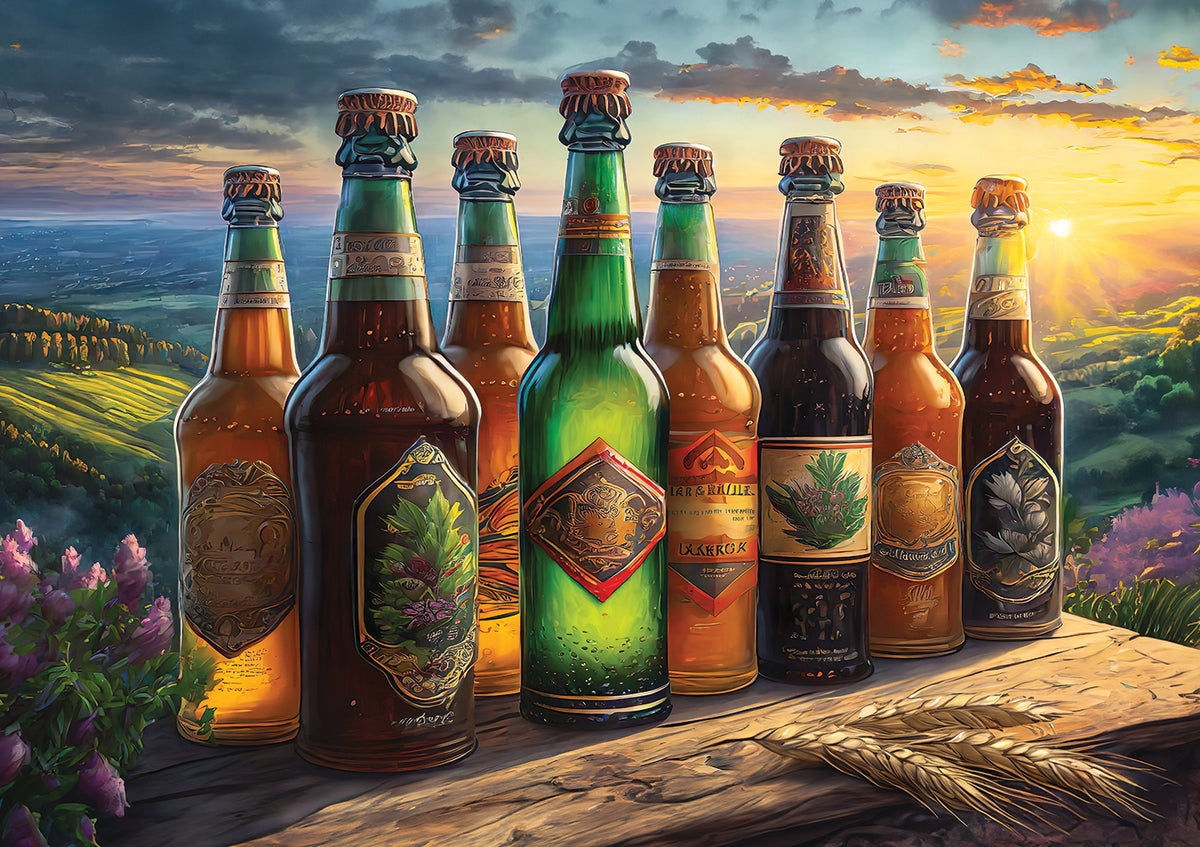 1000 Retro Beer Bottles AP-5262