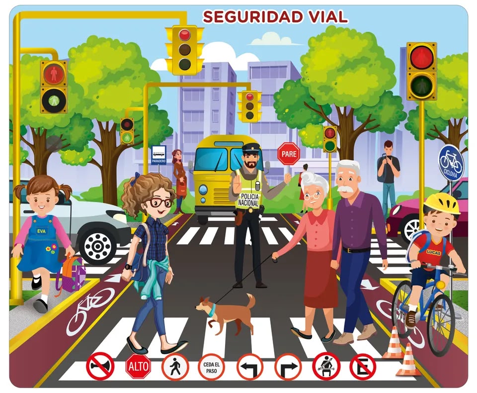 Seguridad Vial / 100 Piezas