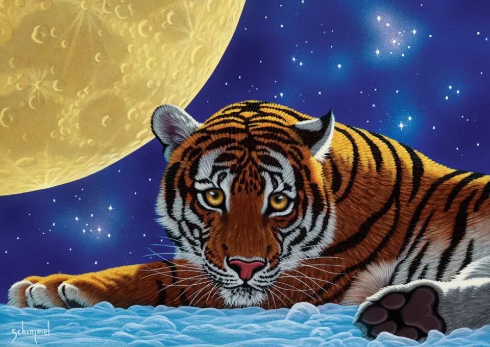 Tigre En La Luna Puzzle