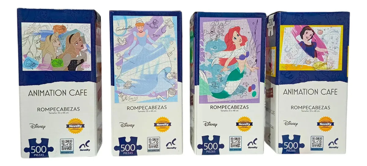 Set Princesas 4 En 1 (2000 Piezas) Jca-4491n