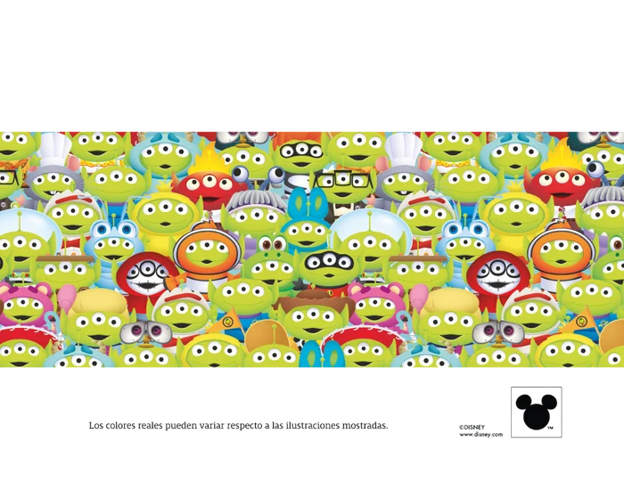 Maceta decorativa - Disney Pixar Aliens Toy Story- Rompecabezas 3D de Plástico 80 Piezas PieceRelax