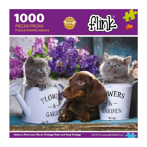 Gatos y Perro Vintage 1433