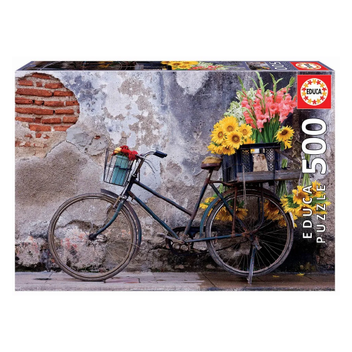 Bicicleta con flores