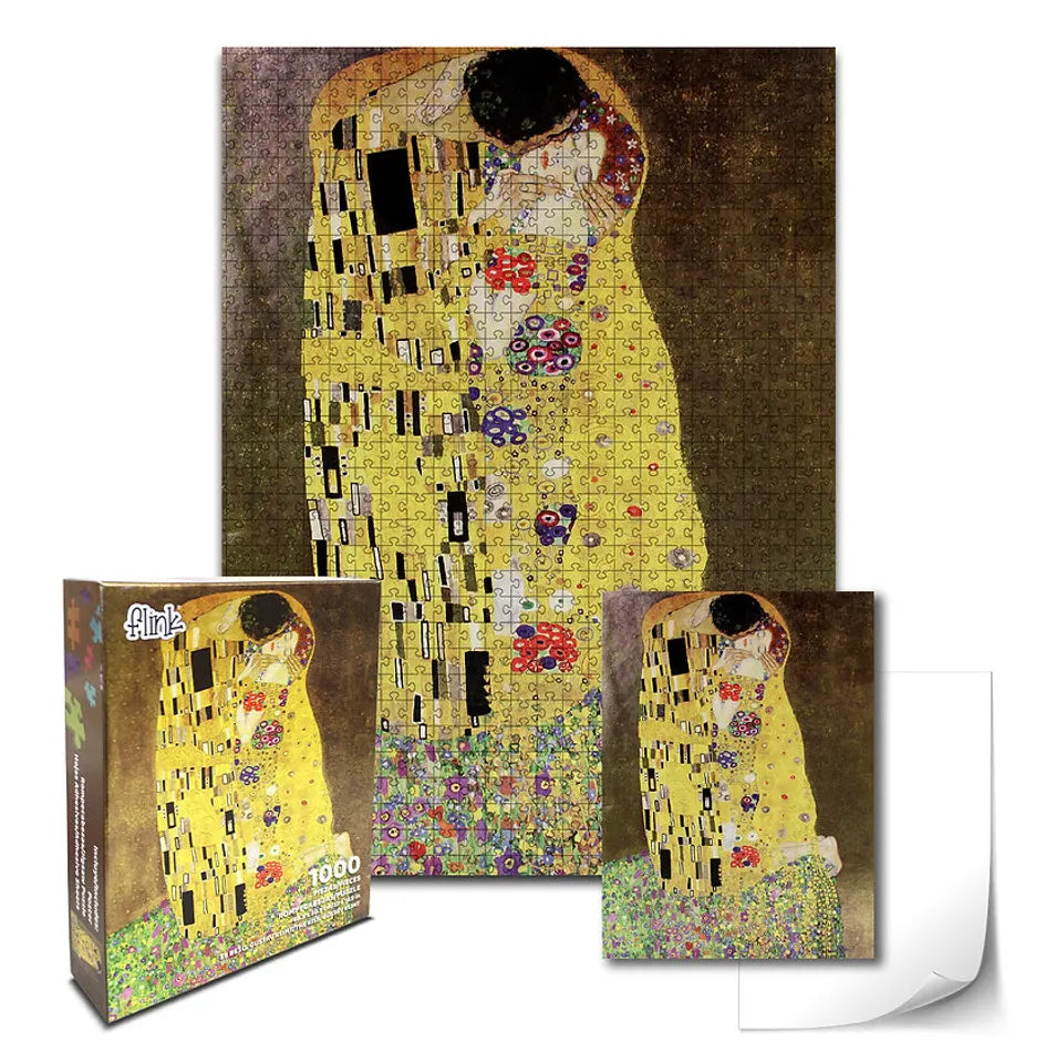 Gustav Klimt / El Beso metalizado