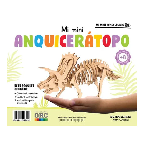 Mi Dinosaurio Gigante 3D-Anquicerátopo