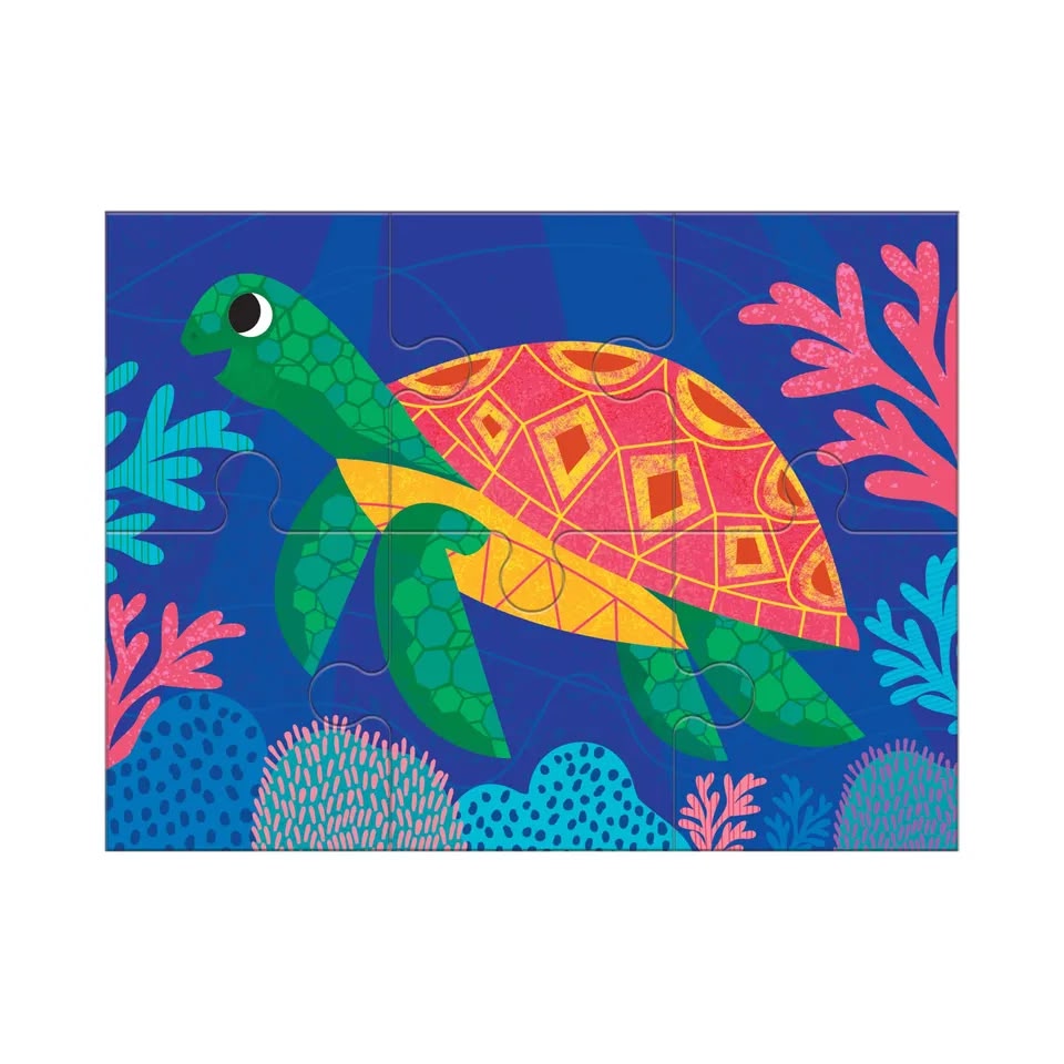 MudPuppy Set De 4 Rompecabezas Infantil Ocean Friends