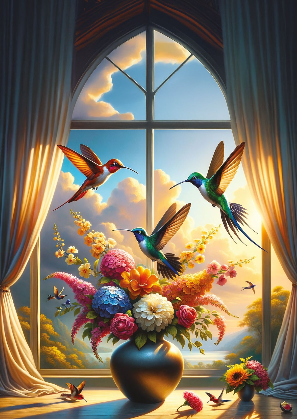500 Symphony of Flowers and Wings AP-40501