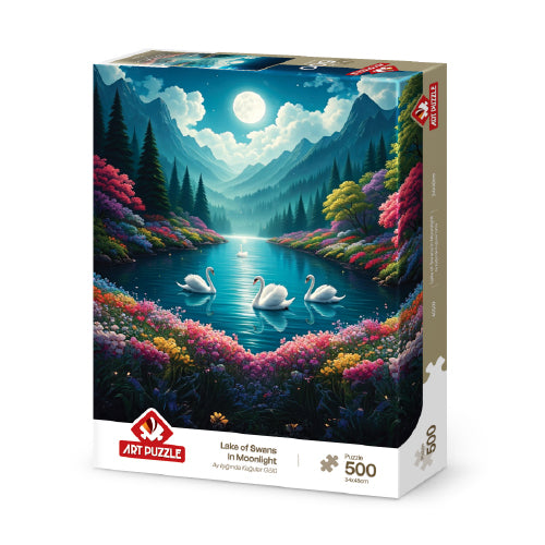 500 Lake of Swans in Moonlight AP-40509