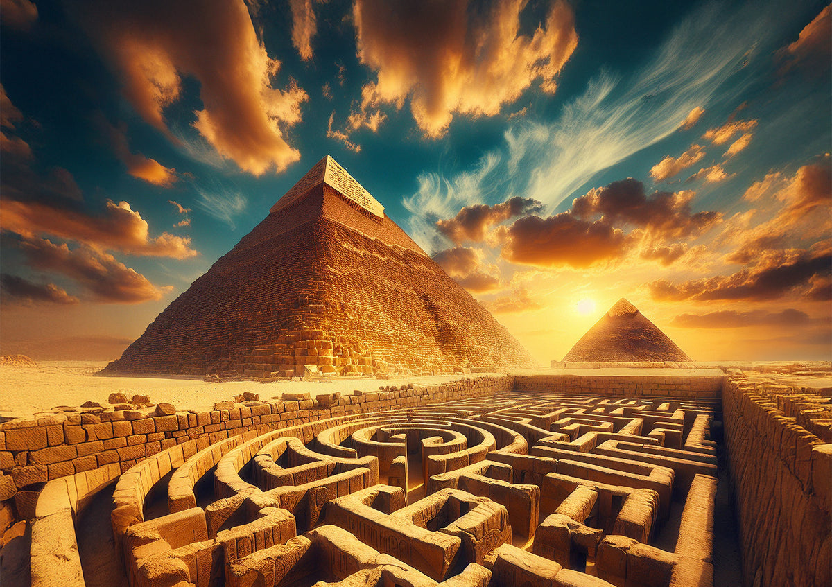 1000 Egyptian Pyramids AP-41016