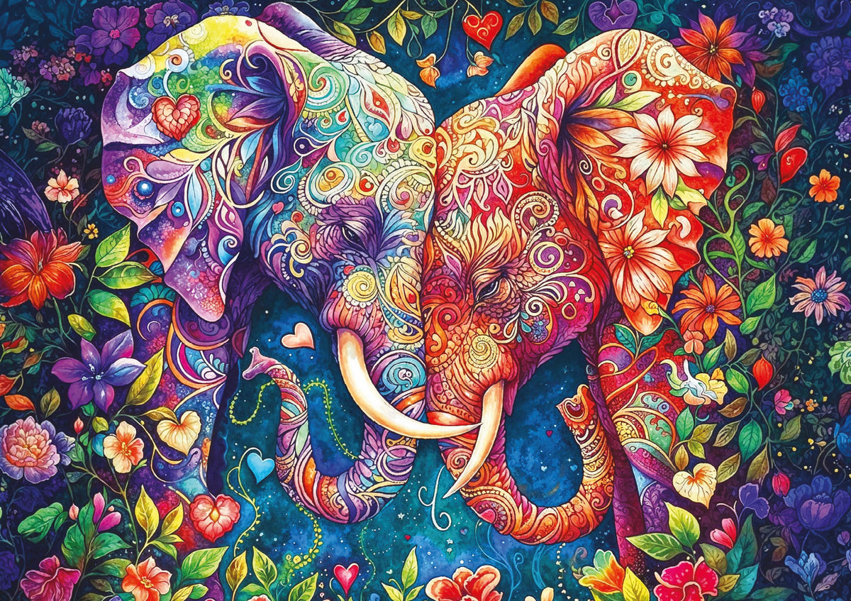 1000 Elephant Love  AP-41038