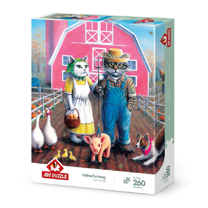 260 Feline Farming (Large Pieces 48x34cm) AP-5028