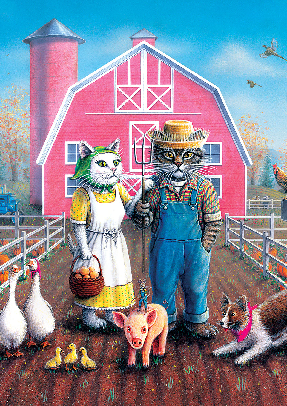 260 Feline Farming (Large Pieces 48x34cm) AP-5028