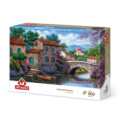 500 Canal with Flowers AP-5070