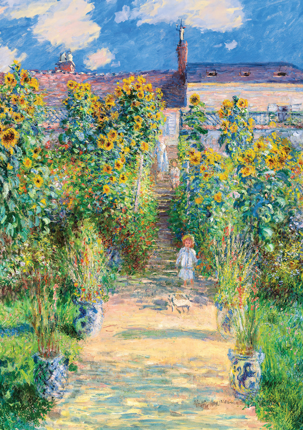 1000 Artist's Garden at Vetheuil Monet  AP-5251