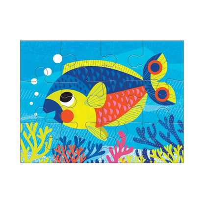 MudPuppy Set De 4 Rompecabezas Infantil Ocean Friends