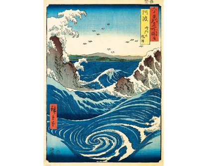 Utagawa Hiroshige- Naruto Olas