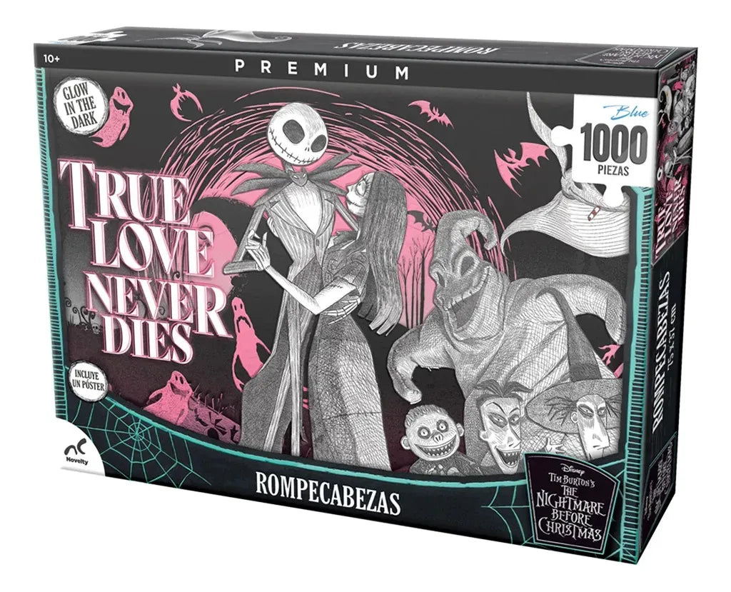 Nightmare Before Christmas 1000 Piezas Glow In The Dark