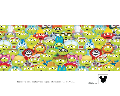 Maceta decorativa - Disney Pixar Aliens Toy Story- Rompecabezas 3D de Plástico 80 Piezas PieceRelax