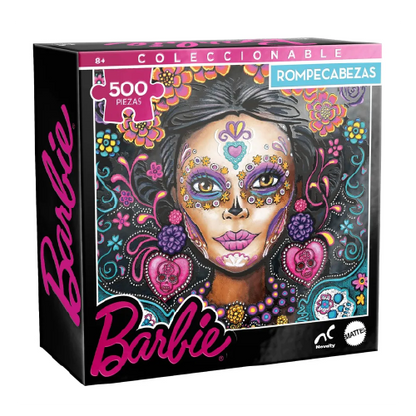 Barbie Catrina, Coleccionable Metalizado, 500 pz, Día de Muertos JCA-5037N