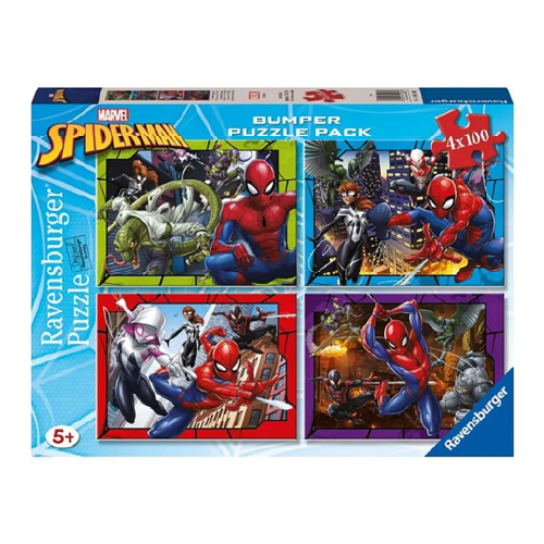 Spider-Man, El Hombre Araña, 4x100 Piezas