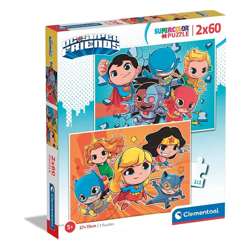 Clementoni 21624 DC Comics Superfriends