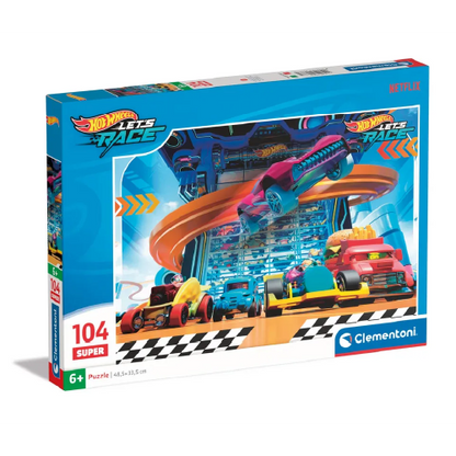 Supercolor Hotwheels, 104 Piezas 25777