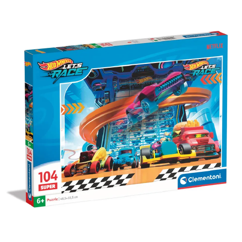 Supercolor Hotwheels, 104 Piezas 25777