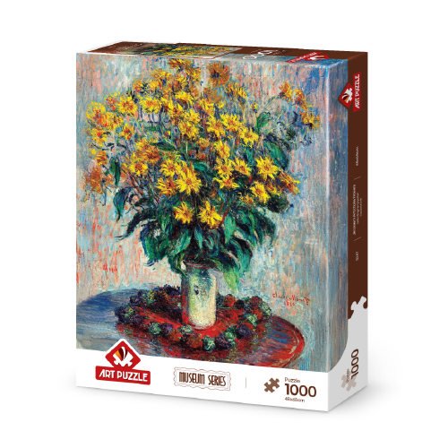 1000 Jerusalem Artichoke Flowers Monet  Museum Series AP-5247