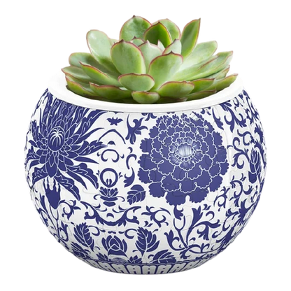 Maceta decorativa - Flores Orientales- Rompecabezas 3D de Plástico 80 Piezas PieceRelax