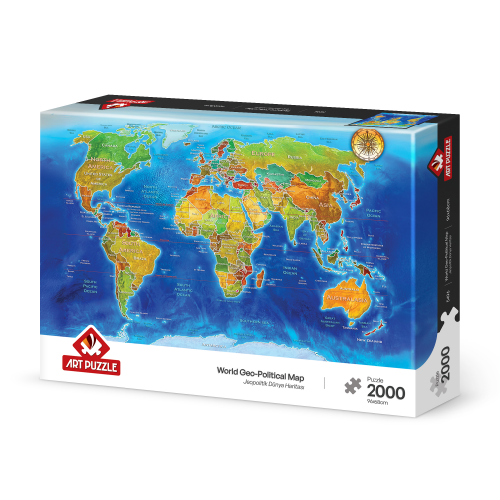 2000 World Geo-Political Map  AP-5496