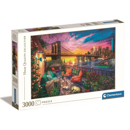 Dominic Davison- Atardecer en el balcón de Manhattan 33552