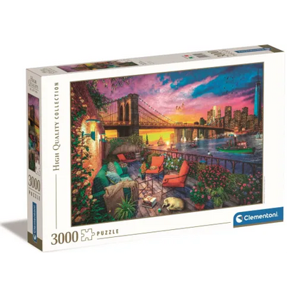 Dominic Davison- Atardecer en el balcón de Manhattan 33552