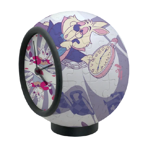 Reloj rompecabezas 3D con maquinaria - Alicia en el País de las Maravillas - Disney - Piezas de plástico