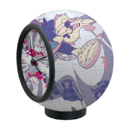 Reloj rompecabezas 3D con maquinaria - Alicia en el País de las Maravillas - Disney - Piezas de plástico
