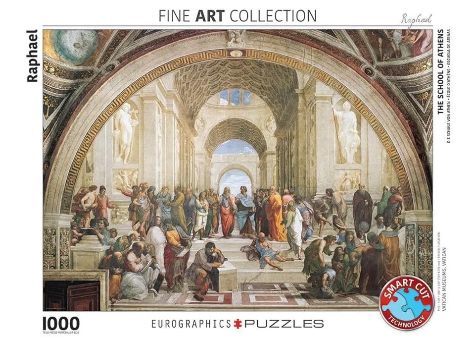 Escuela De Atenas 1000 Piezas