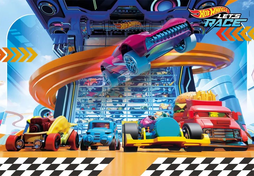 Supercolor Hotwheels, 104 Piezas 25777