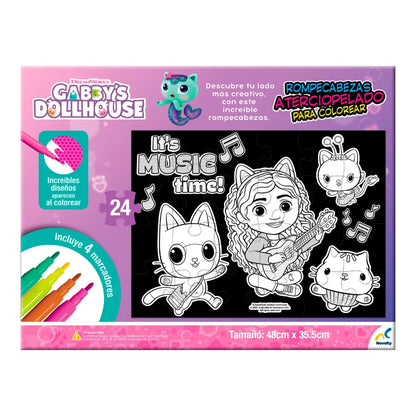 Gabby´S Dollhouse Aterciopelado Para Colorear