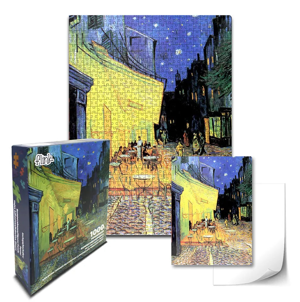 Van Gogh / Cafe en la terraza metalizado