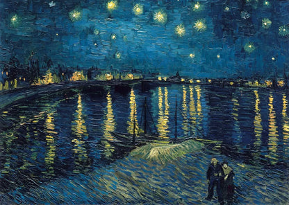 Noche Estrellada sobre el Ródano Van Gogh 00064