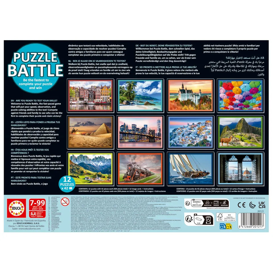 TRAVEL PUZZLE BATTLE (12x42)Pz 20121