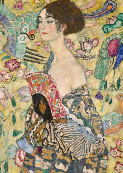 Klimt, Dama con abanico 01132