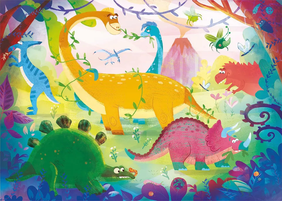 Dinosaurios 2X20 Piezas 24755