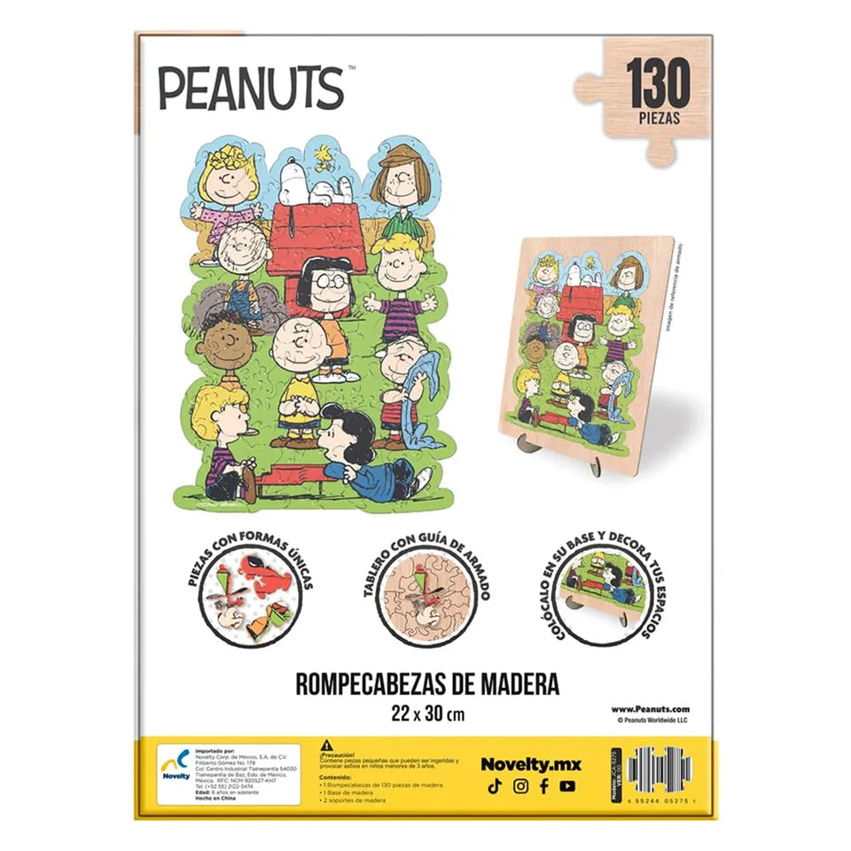 Snoopy Peanuts Madera 130 Pz JCA-5275