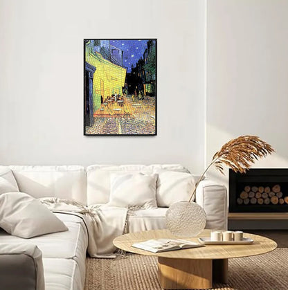Van Gogh / Cafe en la terraza metalizado