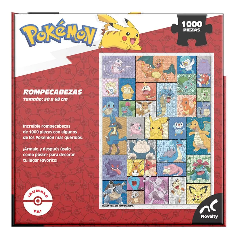Pokémon 1000 Piezas Icónicos