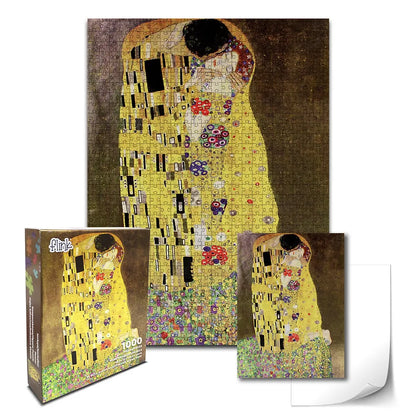 Gustav Klimt / El Beso  metalizado