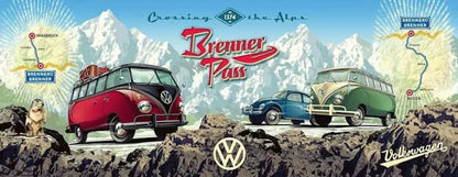 Furgoneta Volkswagen T1 / Paisaje alpino 00443