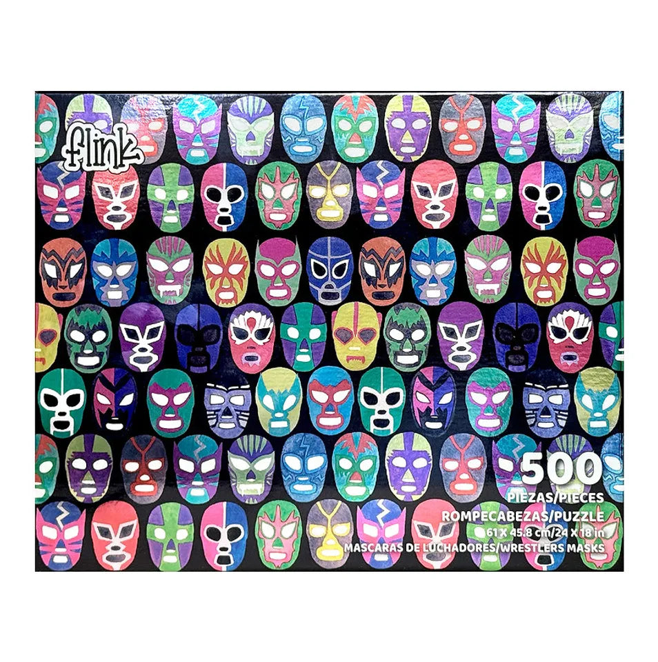 Máscaras de Luchadores Acabado Metalizado