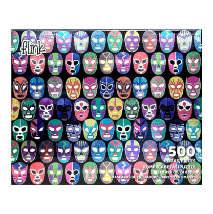 Máscaras de Luchadores Acabado Metalizado
